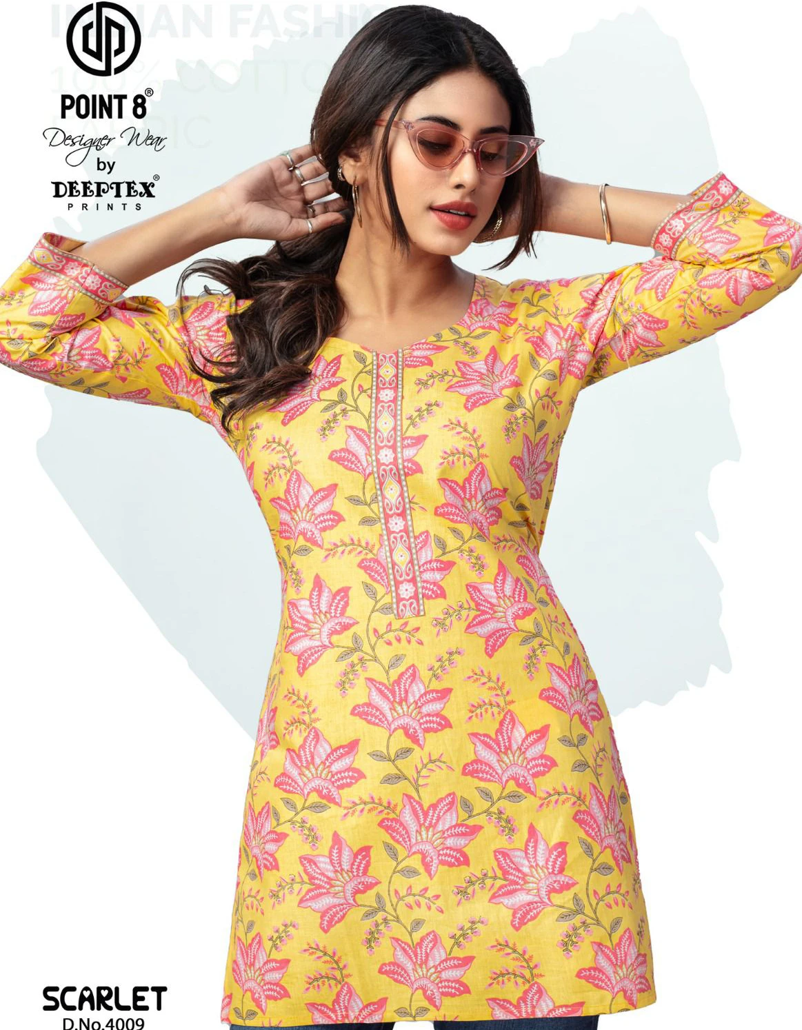 Deeptex   Scarlet Vol 4 Cotton Wholesale Short Tops Catalog